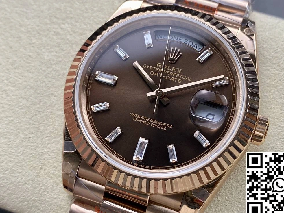 Steel QF Rolex Date Dial Factory Day M228235-0003 Chocalate v5 Tungsten 0115